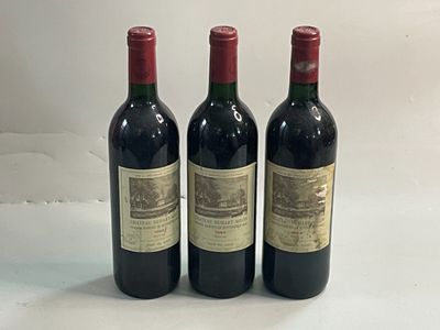3 bouteilles Château DUHART MILON 1984 4ème GCC Pauillac
