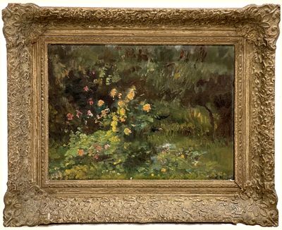 une image représentant un tableau de fleurs dans un jardin
