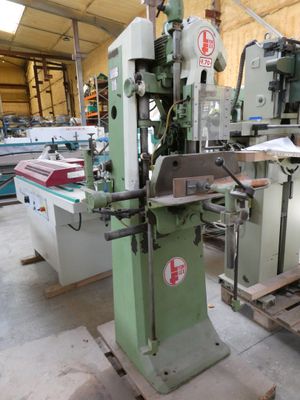 a machine that is sitting inside of a building