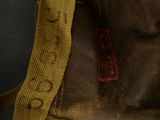 a close up of a pair of shoes with a tag on it