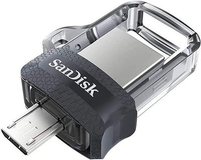 une image d'une clé USB SanDisk dotée d'un boîtier métallique