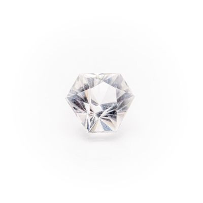 a close up of a diamond on a white background