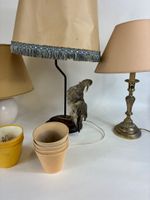 Lot de trois lampes, l'une avec une bécasse naturalisée (à r… (photo 2)