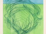 an image of a drawing of a green and blue square