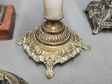 a candle that is sitting on top of a table