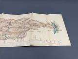 une vieille carte d'une petite ville tirée d'un atlas