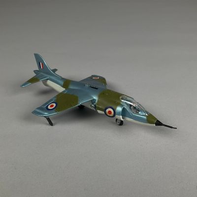 a toy airplane that is sitting on a table