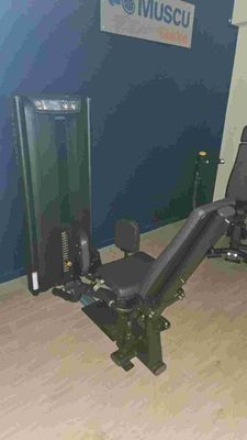 an image of a gym equipment set up in a room