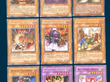 the cards are all different colors and sizes of each card