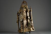 GARNITURE en bronze composée d'une pendule et d'une paire de… (photo 6)