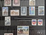 a picture of a collection of stamps on display in a case