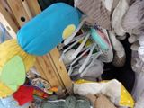 a pile of clothes and other items in a pile
