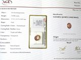 une photo d'un certificat sur lequel figure l'image d'une pièce de monnaie
