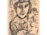 an image of a drawing of a woman holding a guitar