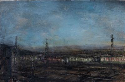 Hervé THIBAULT (né en 1944) Wagon à Arles - Photo 1