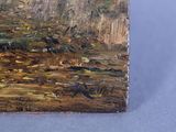 an image of a painting of a landscape with trees in the background