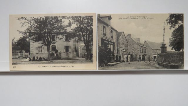 Magnat-l’Étrange : Lot de 2cpa : La Place (HM 427). Etat superbe ...