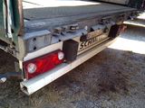 a truck that is parked on the side of the road