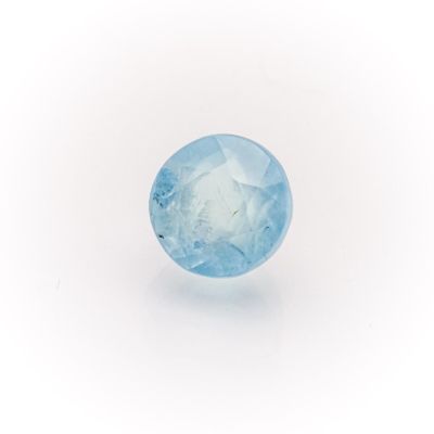 a blue topazte gems on a white background