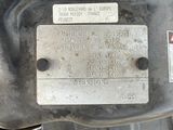 a close up of a metal plate on a vehicle