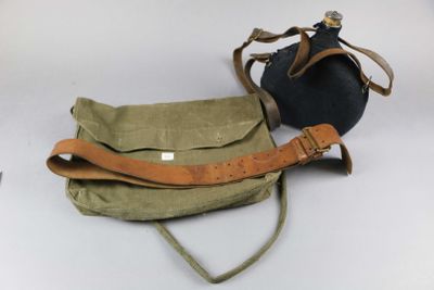 two bags that are sitting next to each other on a table