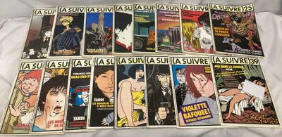 tout un tas de bandes dessinées empilées sur le lit