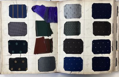 a book with a bunch of different colored ties on it