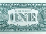 an image of a one dollar bill with the words one dollar on it