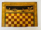 a picture of a painting on a wall hanging on the wall