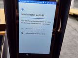 a smart phone that is sitting on a table