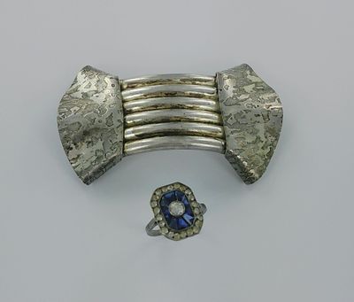 Broche argent 1930. 19 grs. Non Poinçonné. Dispensé art 524b…