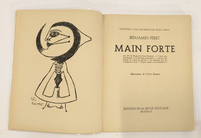 PÉRET (Benjamin) & BRAUNER (Victor). Main forte. sl, Édition…