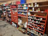 a lot of shelves that have many different items on them