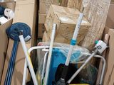 a box full of items that are sitting on the floor