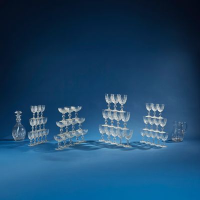 Attribué à la cristallerie de LEMBERG.