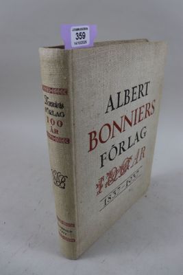 Éditions Albert Bonnier, première édition de son roman