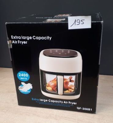 Friteuse à air Silver Crest QF-306B1 2400W 6 litres - Comman…