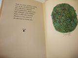 an open book with a picture of a cabbage on it