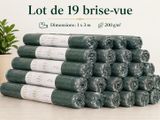 lot de 19 brise - vue - dimensionss 1 3 m x 200 m