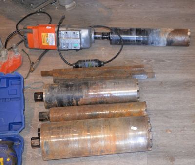 many tools that are laying out on the floor
