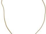 un collier à chaîne en or avec un pendentif en forme de cœur sur fond blanc