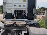 a truck that is parked on the side of the road