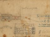 une feuille de papier sur laquelle est dessiné une maison