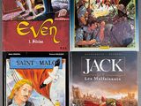 four books on the cover of the same book