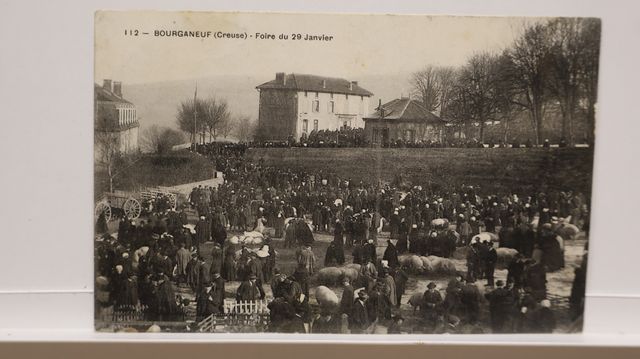 Bourganeuf : Foire du 29 janvier. TBE. Rare.