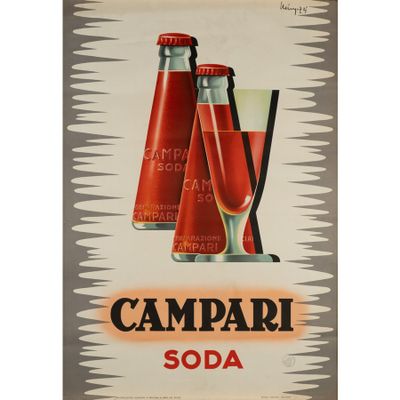 Campari Soda Affiche lithographiée en offset [non toilée].