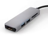 a close up of a usb hub attached to a computer
