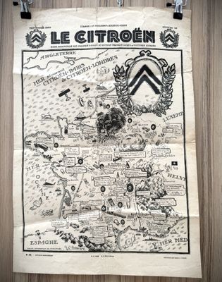map of le giffron, france, from the french atlas of the world