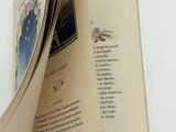 an open book with a picture of a cat on it