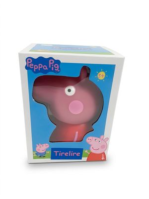 Pep, le cochon Pep, représenté dans une boîte sur fond blanc
